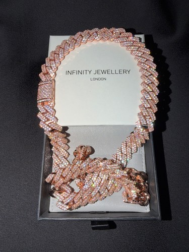 14mm iced cuban link chain - 14mm,