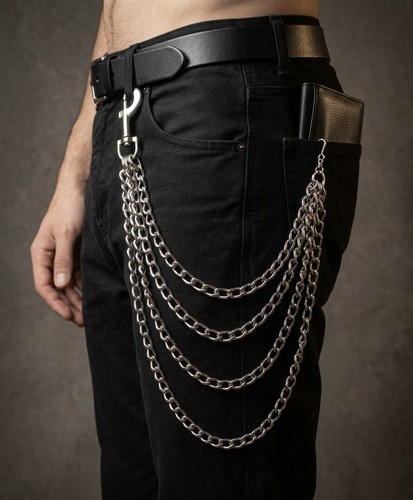 Row hanging wallet chain - hanging,