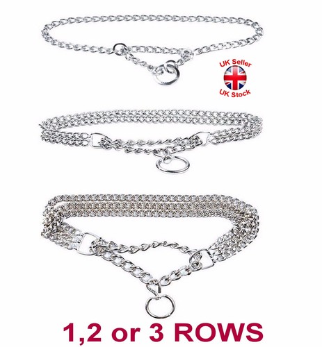 Semi choke chain collar chrome - choke,