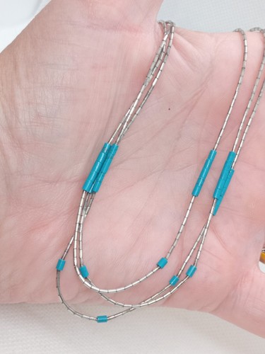 Sterling silver turquoise - &,