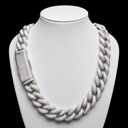Row moissanite cuban - row,