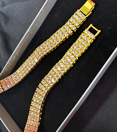 Solid gold plated triple - solid,