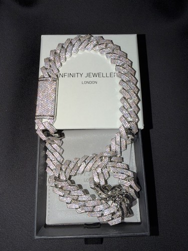 16mm iced cuban link - **16mm, cz