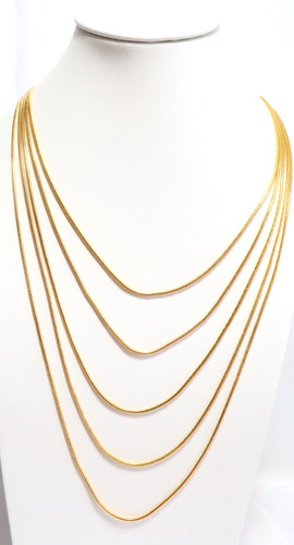 Gold plated row smooth - m&s,
