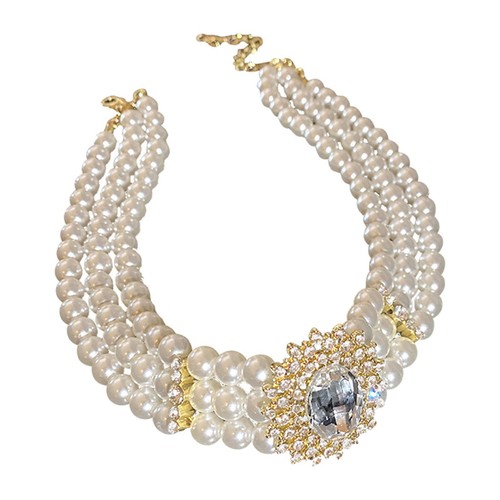 Fashion rhinestone choker - rhinestone,