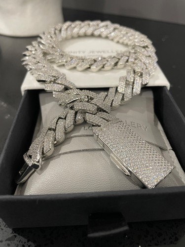 Premium iced out cuban chain - premium, 3