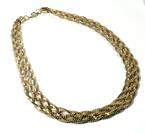 Row gold plated plaited - row,